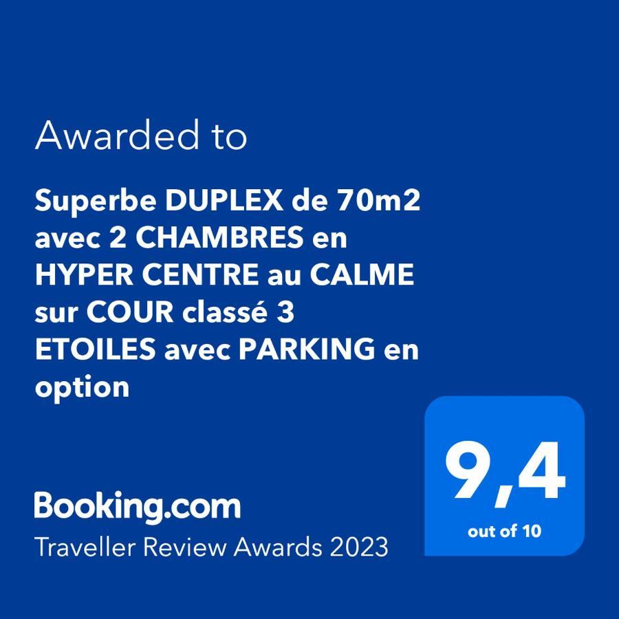 Superbe Duplex De 70M2 Avec 2 Chambres En Hyper Centre Au Calme Sur Cour Classe 3 Etoiles Avec Parking En Option La Rochelle  Zewnętrze zdjęcie